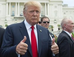 Donald Trump Thumbs this guy Republican treason traitor Meme Template