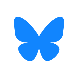 Bluesky logo transparent Meme Template