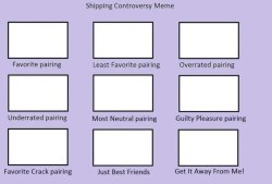 Shipping Controversy Meme Template
