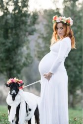 Pregnant Bride goat wedding dress woman JPP funny Meme Template