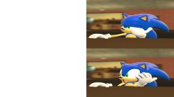 Sonic reaction Meme Template