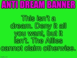 Better Anti Dream Banner Refresh Meme Template