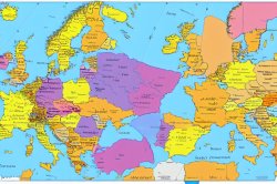 AI-Generated Map of Europe Meme Template