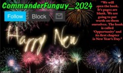 CommanderFunguy New Year 2024 template Meme Template
