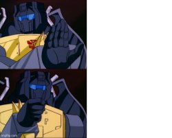 Grimlock drake Meme Template