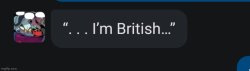 Starline "I'm British" Meme Template