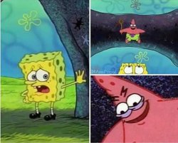 Patrick Ambush Spongebob Meme Template