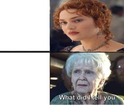 Titanic What Did I Tell You Meme Template