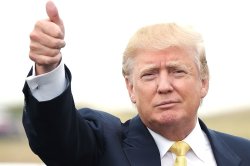 Donald Trump thumbs up Meme Template