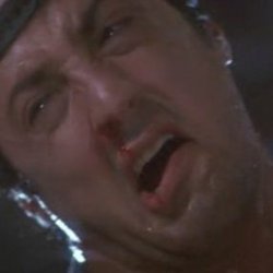 Stallone mouth Sylvester Meme Template