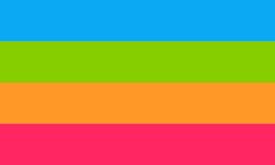 panromantic flag Meme Template