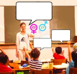 teacher's class mixes science with politics Meme Template