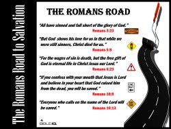 The Romans road to salvation Meme Template