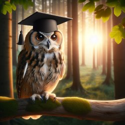 owl with a graduation cap Meme Template