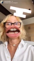 Naomi watts meme face filter mouth Meme Template