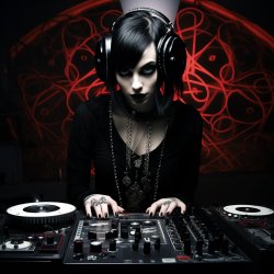 Goth DJ Meme Template