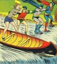 Superman River Meme Template