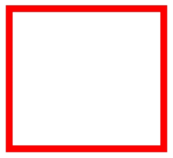 Red square cuadrado rojo outline Meme Template