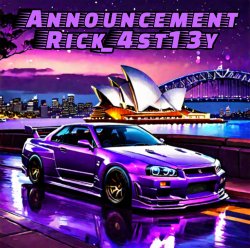 Rick_4st13y announcement template Meme Template