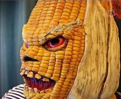 Evil corn Meme Template