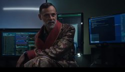 Alexander Siddig in 21 Bridges Meme Template