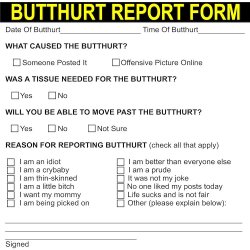 Butthurt Form Meme Template