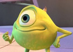 Mike Wazovski Meme Template