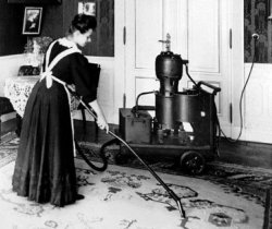 first Siemens vacuum cleaner Germany, 1906 Meme Template