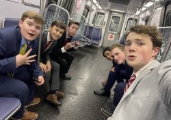 Nico Delgado Rich Boys on subway Meme Template
