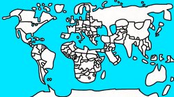 Goofy Ahh World Map Meme Template