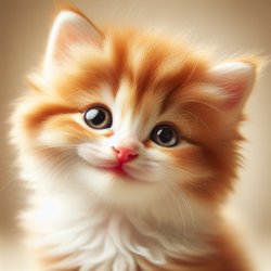 Cute kitten smiling Meme Template