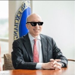 SEC Gensler Running Bitcoin Meme Template