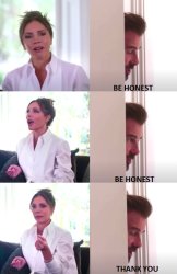 Beckham be honest Meme Template