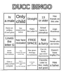 Ducc Bingo Meme Template