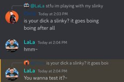 is your dick a slinky Meme Template