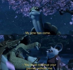 Oogway My Time Has Come Continue Meme Template