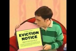 steve eviction Meme Template