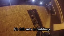 No full auto in buildings Meme Template