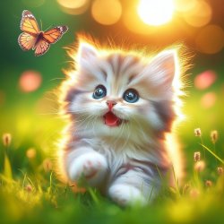 cute kitten Meme Template