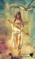 Minerva Athena Goddess justice wisdom victory trade art strategy Meme Template
