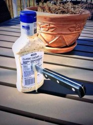 Caesar Dressing Stabbed Meme Template