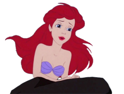 ariel on the rock Meme Template