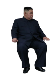 Kim Dzong un transparent Meme Template