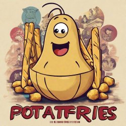potatfries announcement temp Meme Template