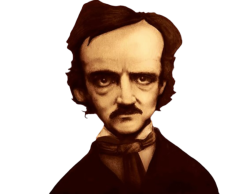 Edgar Allen Poe Transparent Background Meme Template