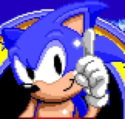 Sonic on the Title Screen Meme Template