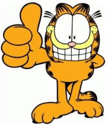 Garfield thumbs up Meme Template