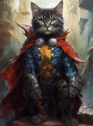 Thor Cat Meme Template