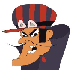 Dick Dastardly but deviant Meme Template