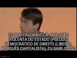 Bolsonaro de esquerda radical Meme Template